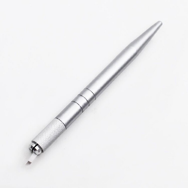 Aluminum Eyebrow Tattoo 3D Microblading Hand Tools Pen Manual Permanent ...